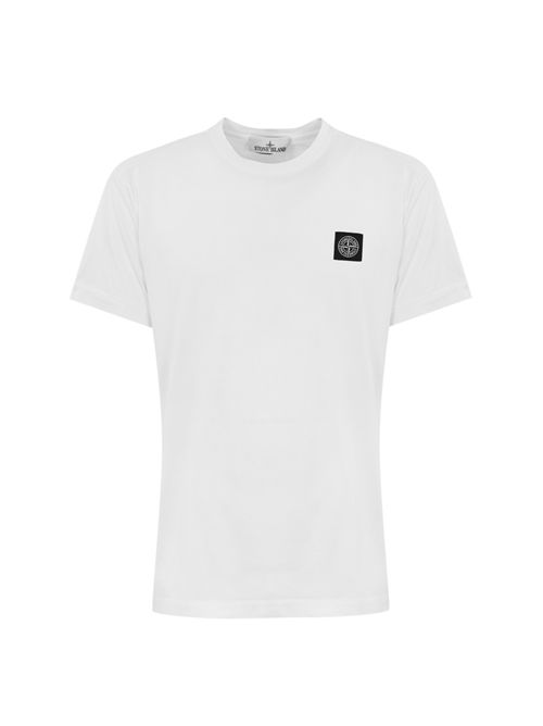 T-shirt 2100027 in cotone White STONE ISLAND | 2100027S0013V0001